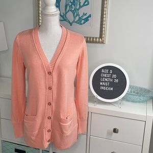 Isaac Mizrahi Live Essentials Cardigan Sweater Size Small